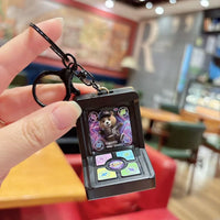 Mini Retro Arcade Fingertip Dance Machine Keychain