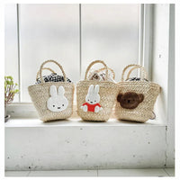 Miffy Meadow Woven Basket Bag