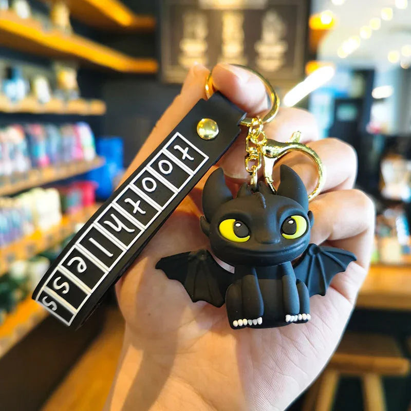HTTYD Night & Light Fury 3D Keychain