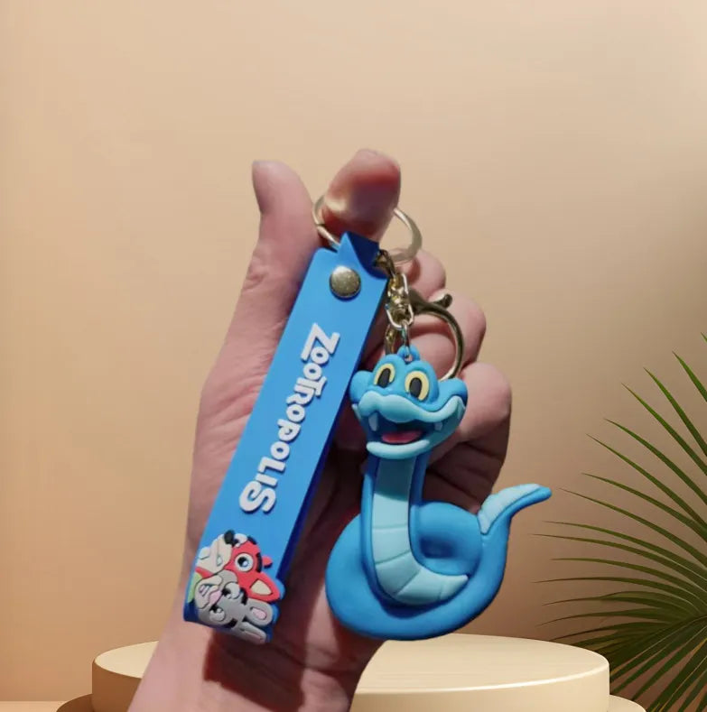 Zootopia 2 Character Lanyard Strap 3D Keychain