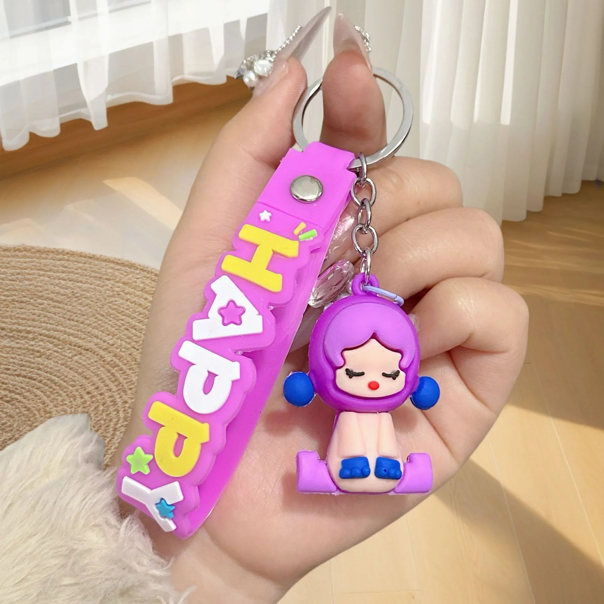 Skullpanda Matte Doll Keychain