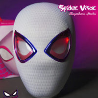 SpiderVision Luxe Mask: Spider-Man Mask with Moving Eyes