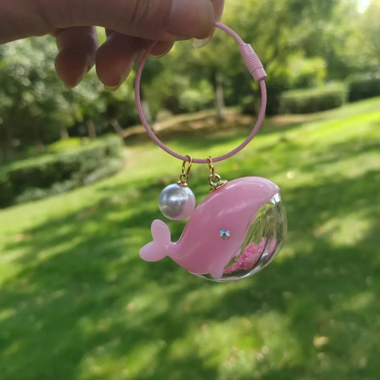 WIFTY Ocean Whisperer Whale Keychain