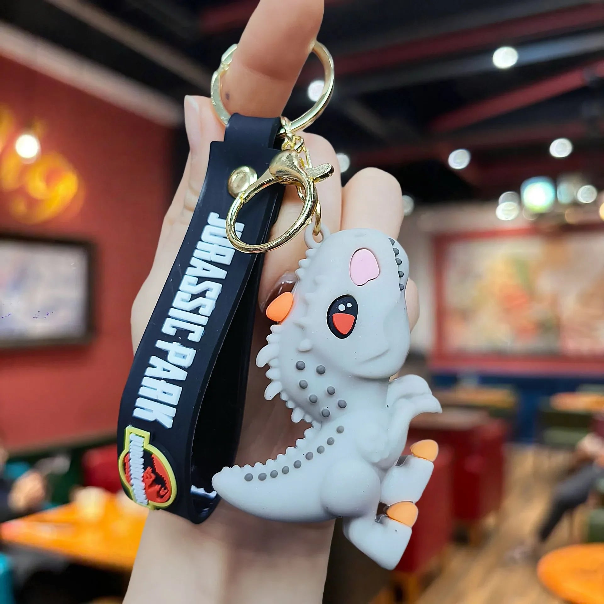 Jurassic Park Roaring Relic Keychain