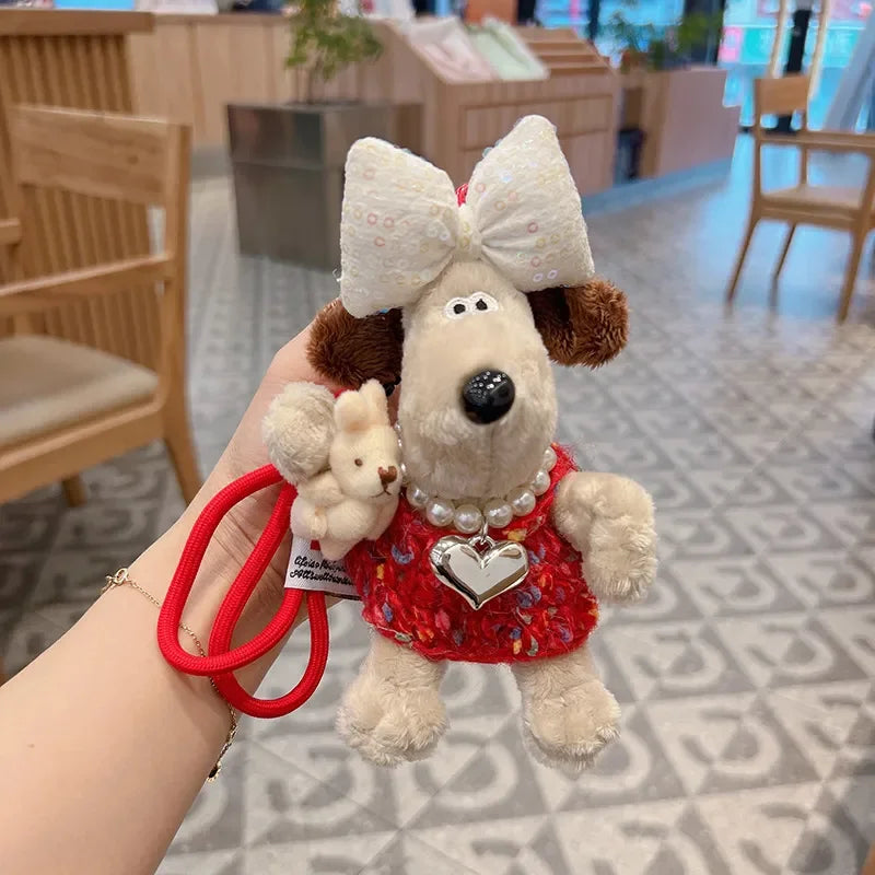 Gromit Groomed Bunny Plush Keychain