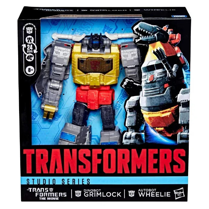Transformers SS 86 Leader Class Dinobot Grimlock and Autobot Wheelie