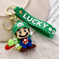 Mario Bros Lucky Skateboard Keychain