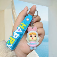 Cry Baby Happy Power Keychain