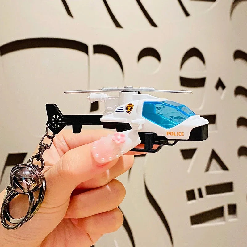 Soaring Mini Helicopter Keychain