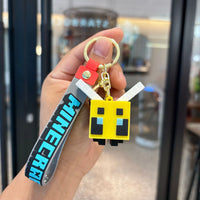 Minecraft Pixel Style Keychain