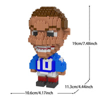 Football Superstars 3D Micro Building Blocks