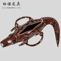 Berry-Sweet Premium Alligator-Shape Novelty Handbag