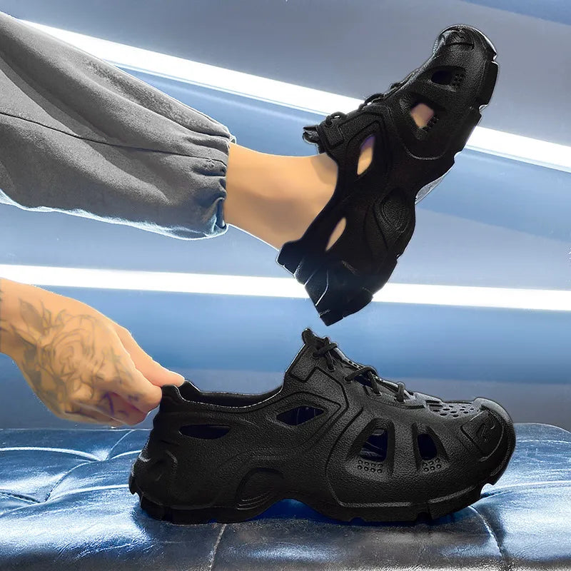 BALUXE HD Caged Lace Up Sneakers