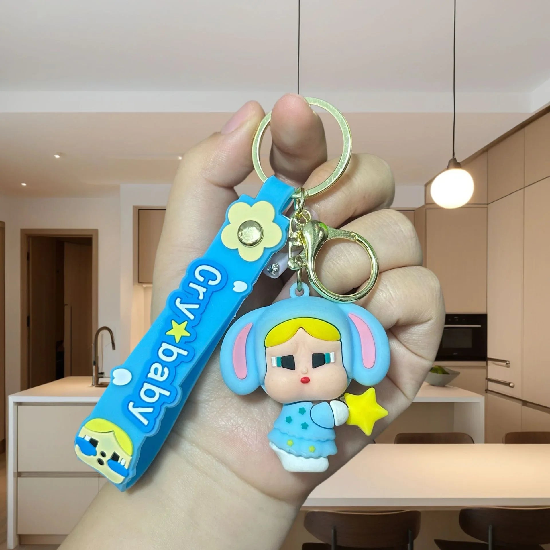 Cry Baby Heart Force Keychain