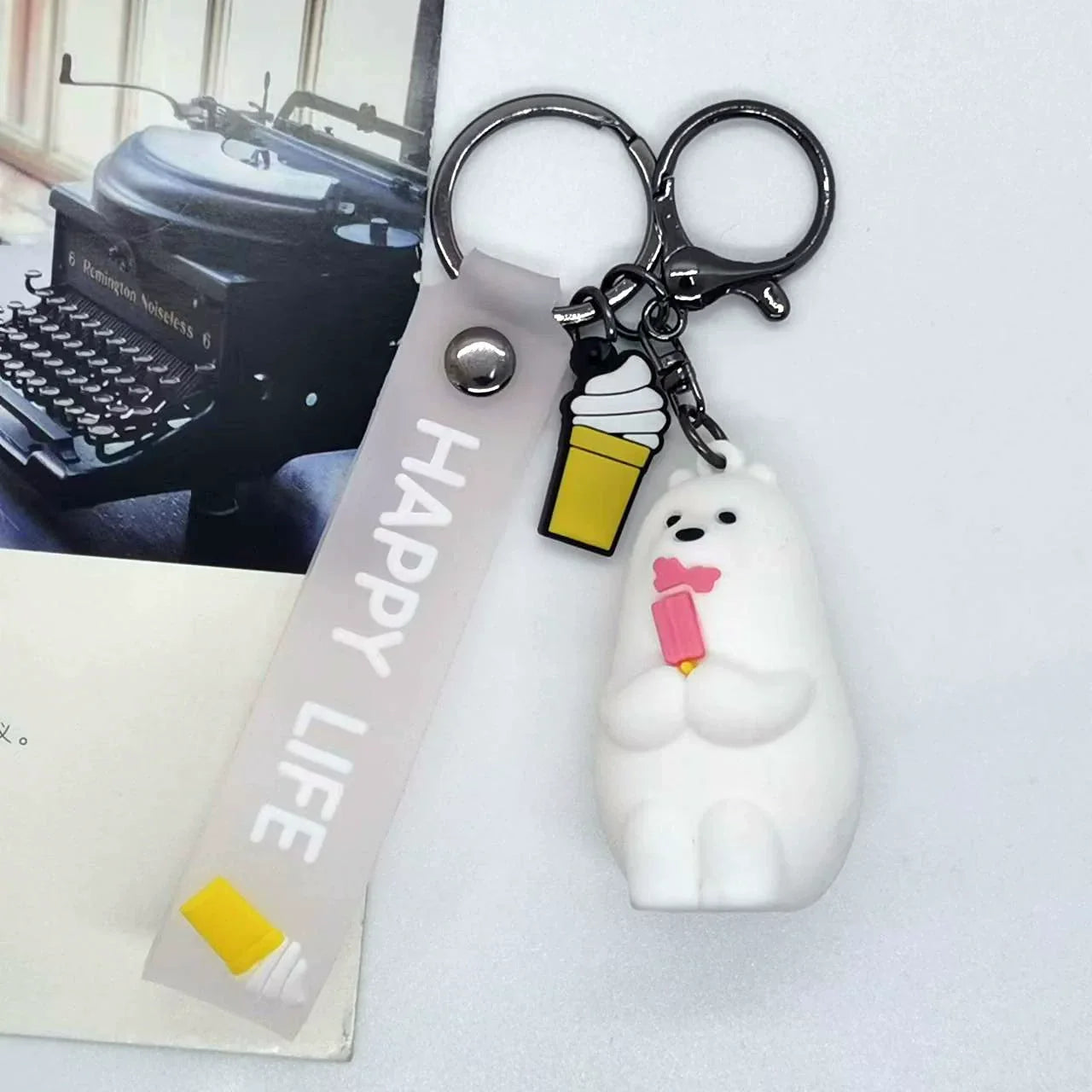 We Bare Bears Ice Scoop Keychain