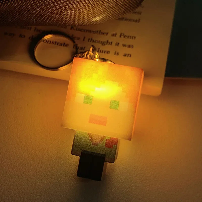 Minekraft Glow Buds LED Keychain
