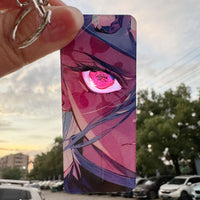 Demon Slayer Glowing Eyes Card Keychain