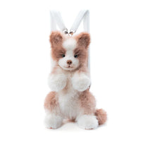 Realistic Border Collie Wearable Plush Backpack