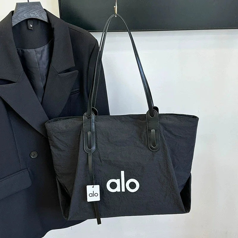 Black Alo Zenith Minimalist Tote Bag