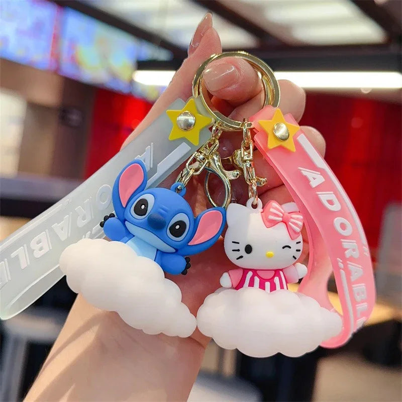 Dreamy Characters Cloud LED Keychain