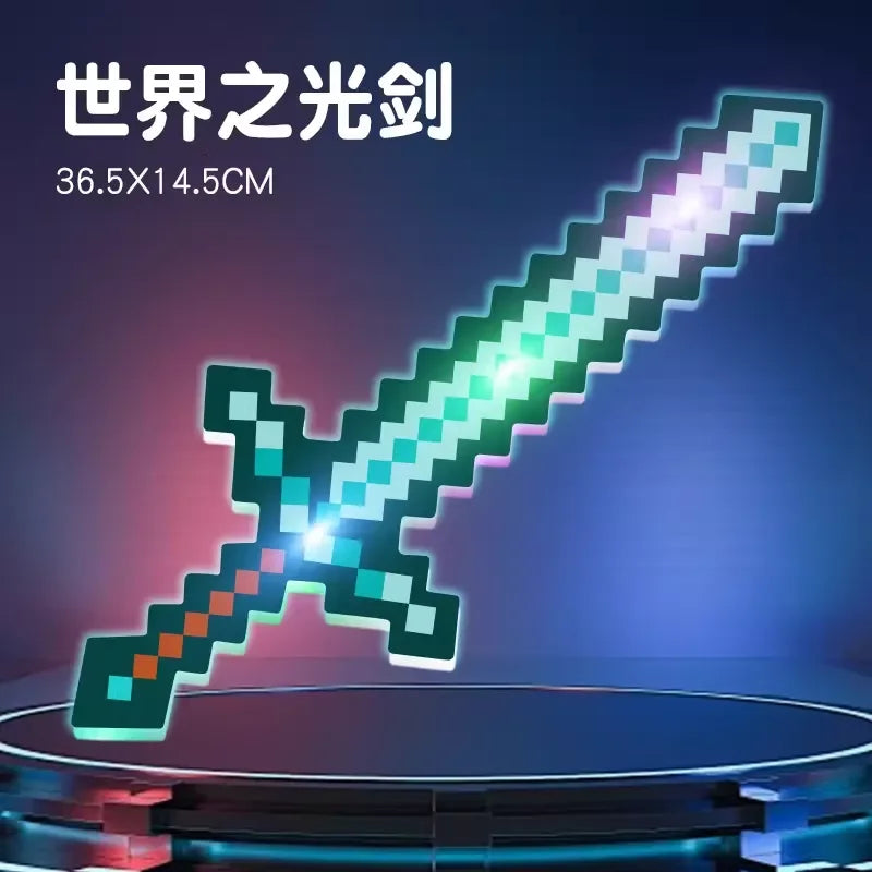 Minekraft Mosaic Sword Lamp