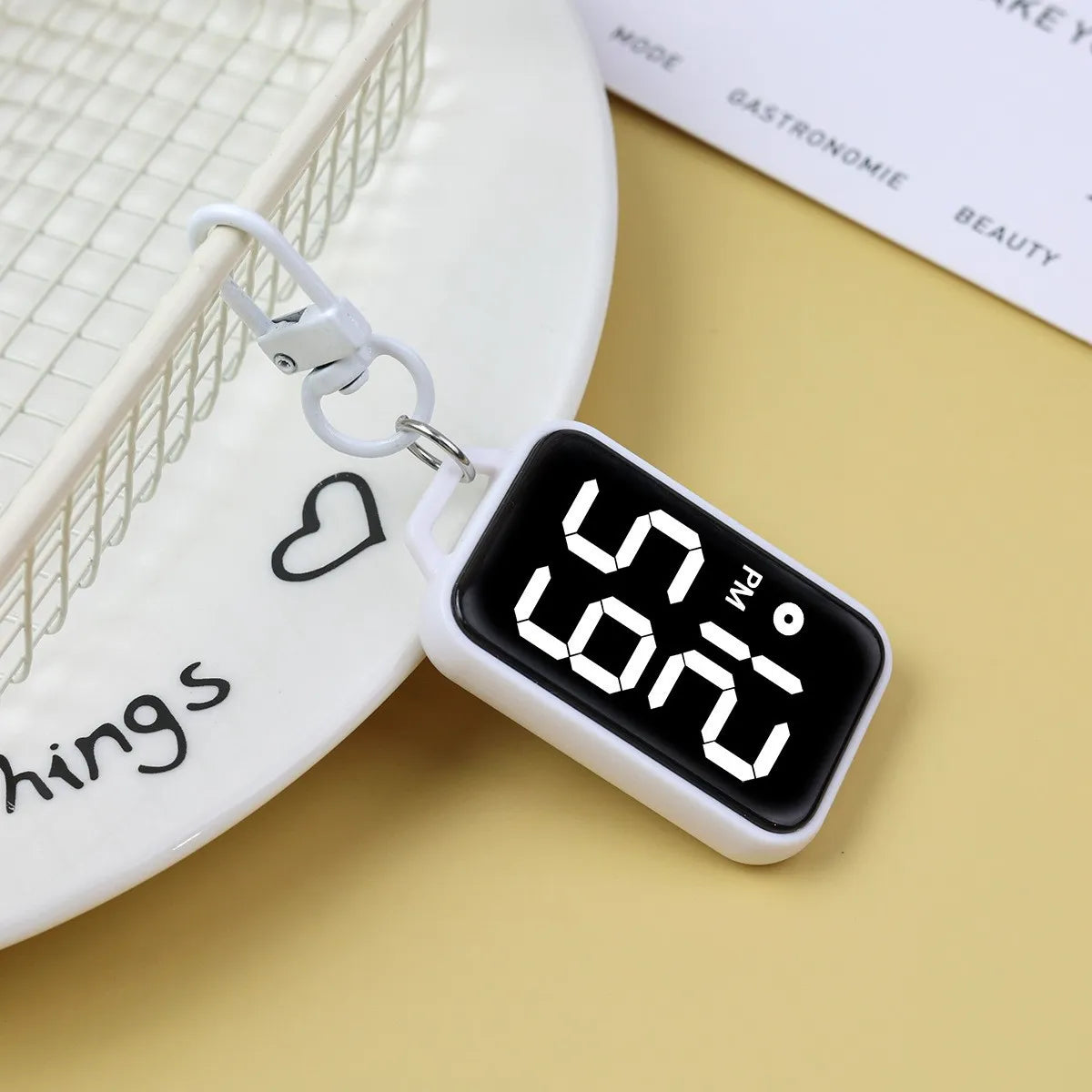 Big-Screen LED Digital Watch Keychain