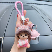 Monchhichi Munchies Bell Keychain
