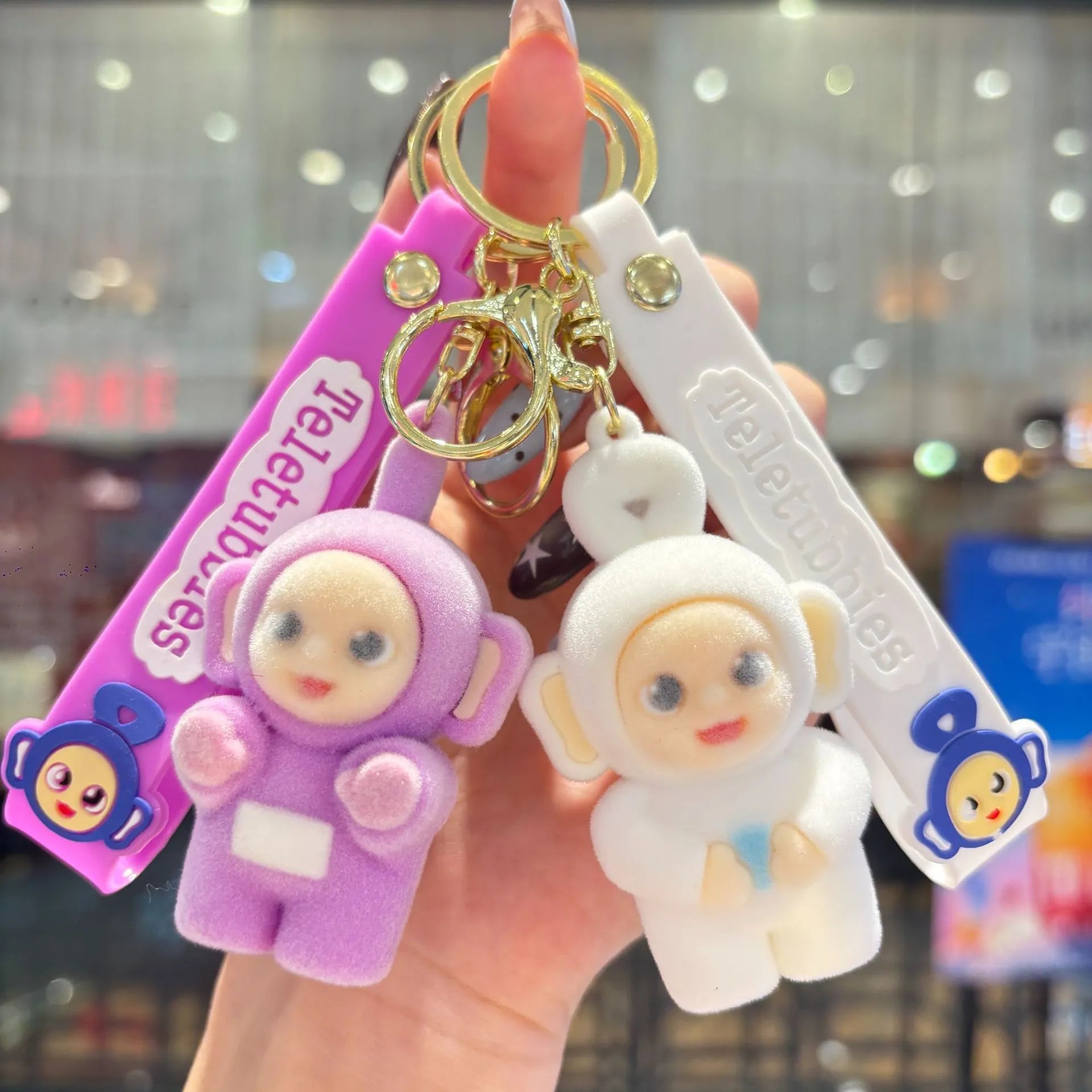 Teletubbies Velvet Valley Flocked Keychain