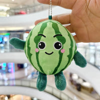 Summertime Watermelon Plush Keychain