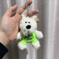 West Highland Pup Dress-up Plush Keychain