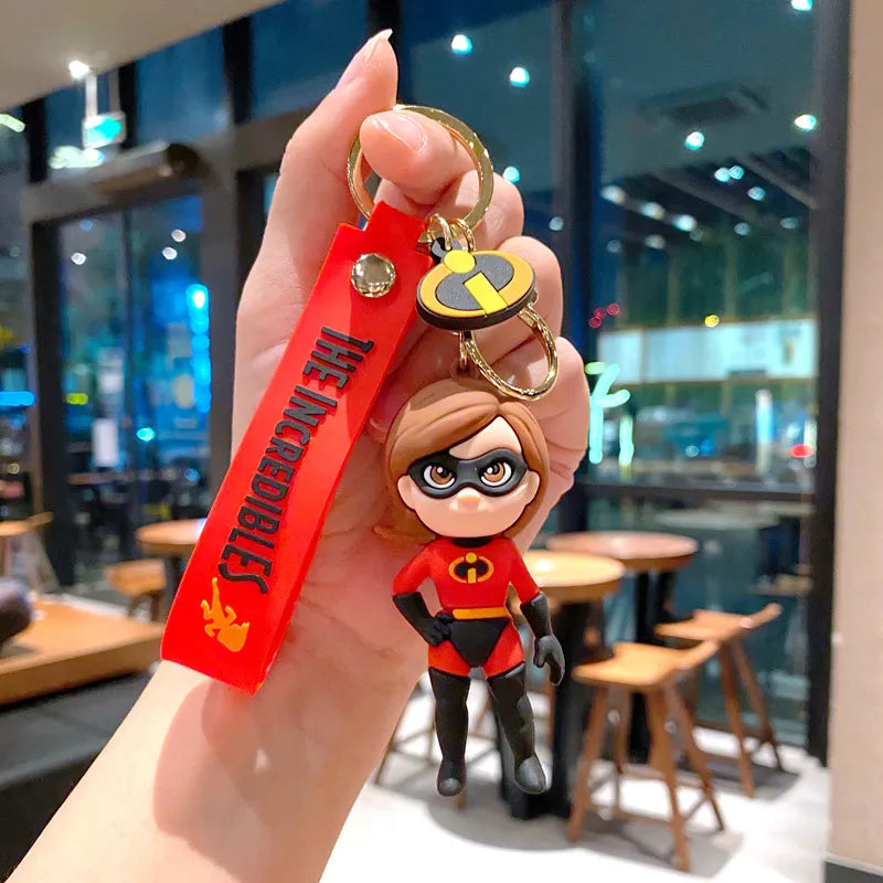 The Incredibles Superhero Family Keychain