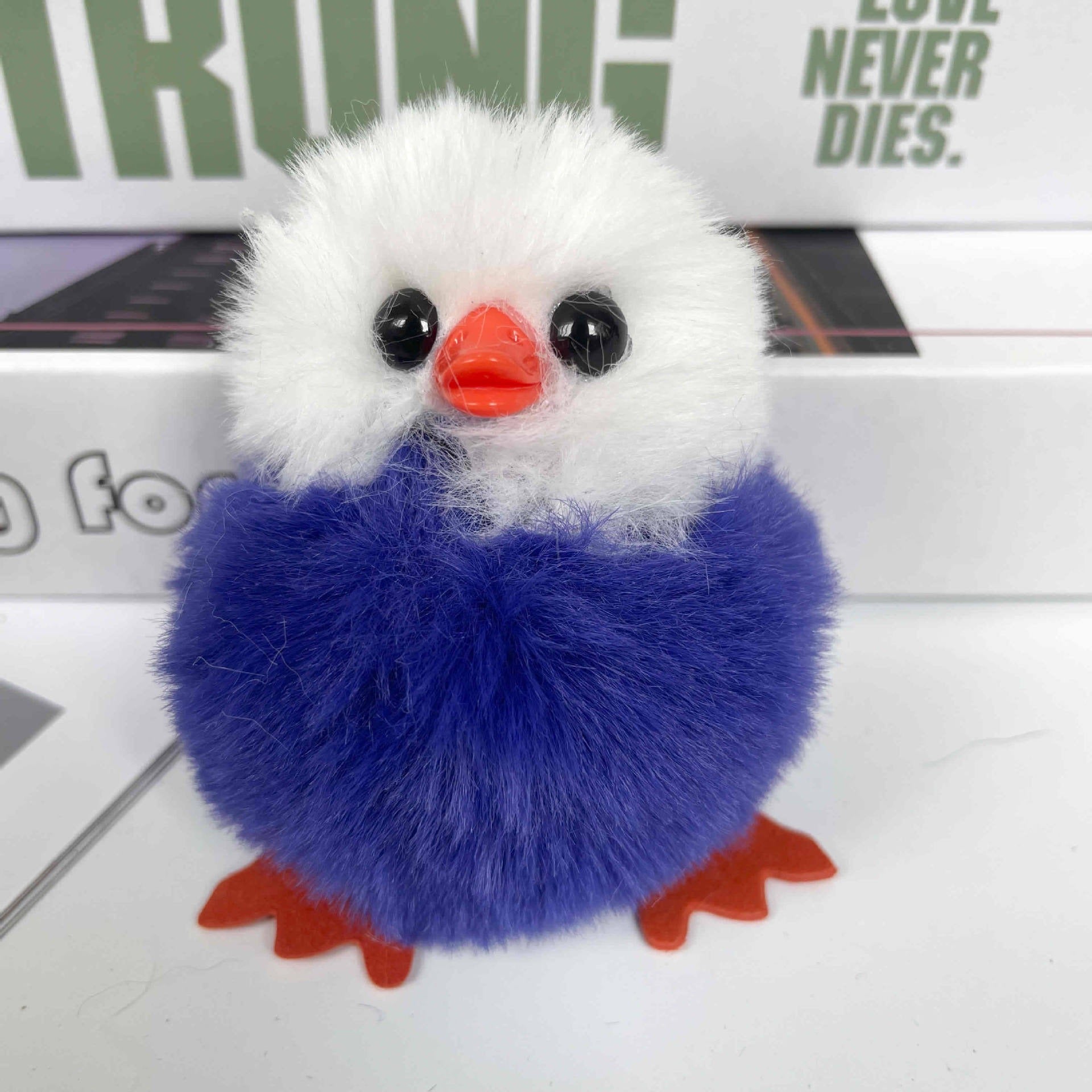 Little Furry Birds Plush Keychain