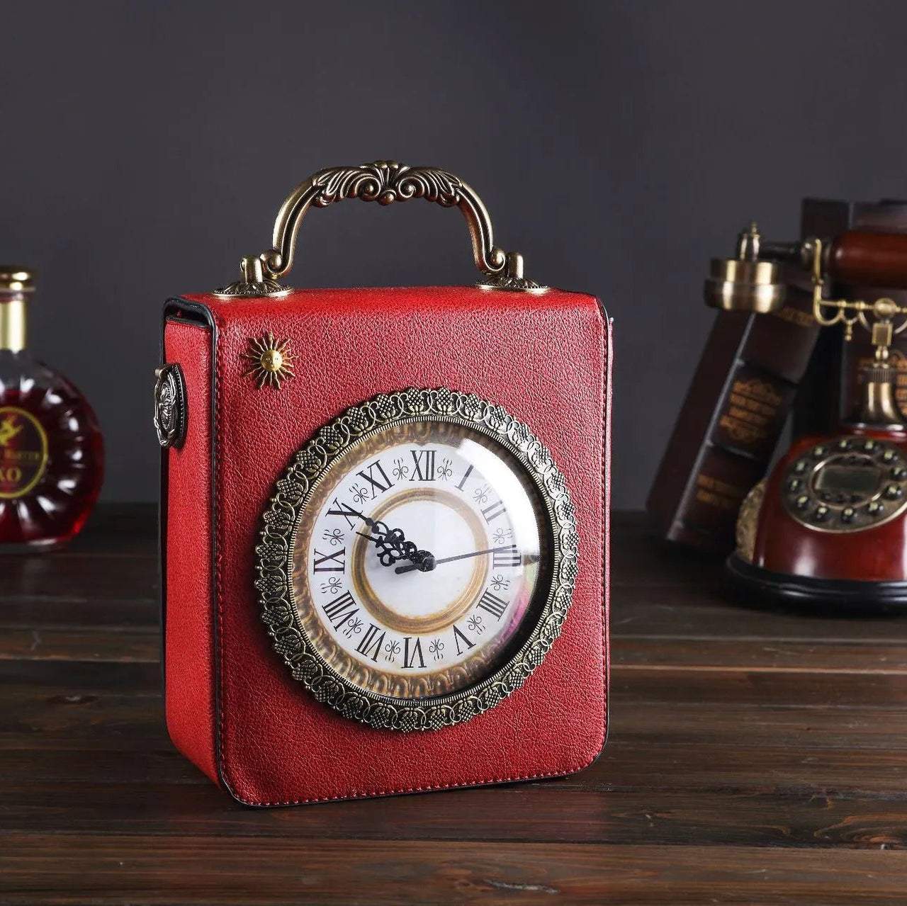 Aura Clockwork Messenger Handbag