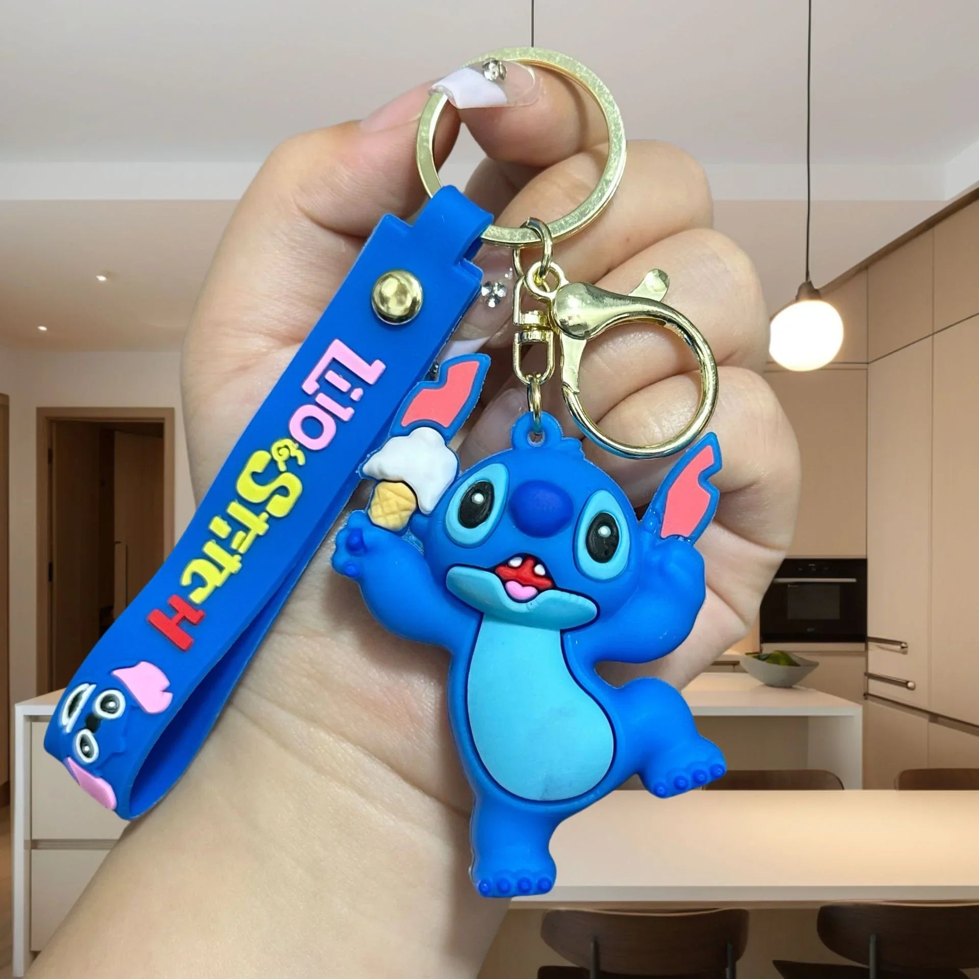 Stitch Summer Time 3D Keychain