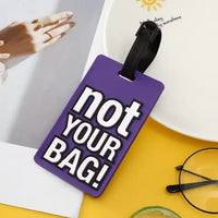 Trendy Travel Themed Luggage Tags