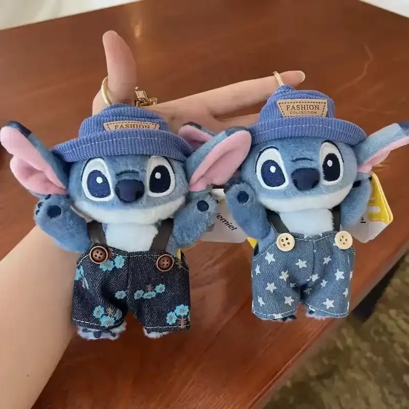 Porte-clés style denim extraterrestre cosmique