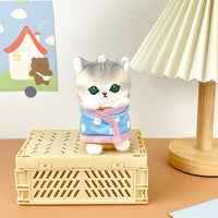 Mofusand Swaddled Kitten Plush Keychains