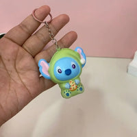 Stitch Eat Before Sleep Squishy Keychain