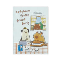 Capybara Forest Friend Party A7 Pocket Diary