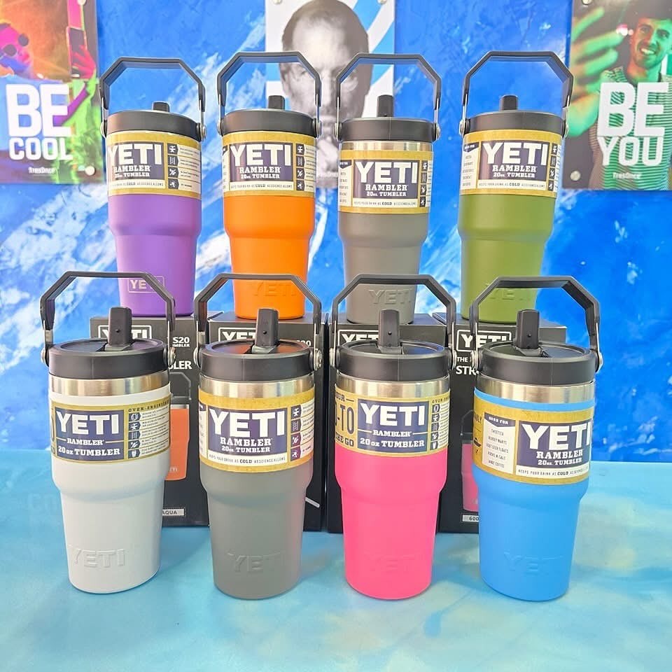 YETI Rambler IceFlow Flip Straw Cup (20 oz)