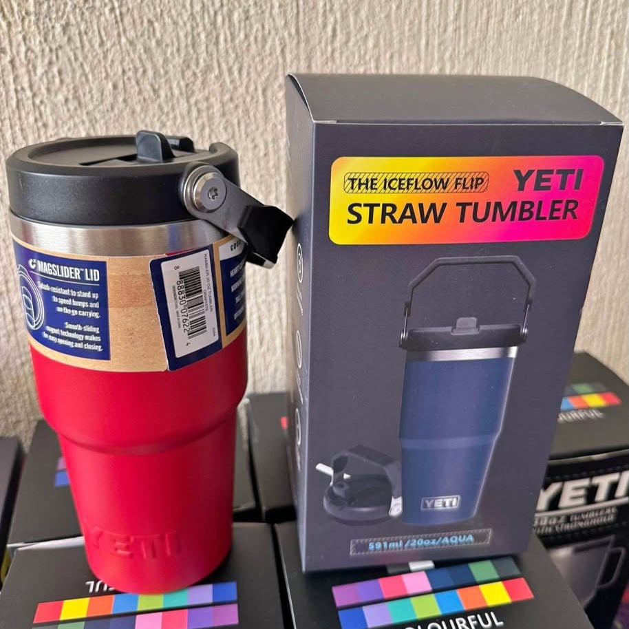 YETI Rambler IceFlow Flip Straw Cup (20 oz)