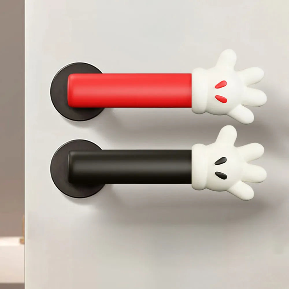 Mickey Hands Anti-Collision Door Handle Cover