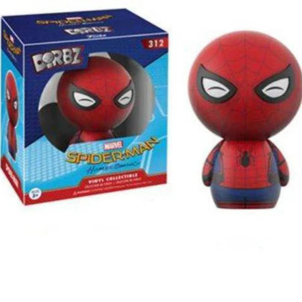 Dorbz Spider-Man vinyl figure with packaging on a white background