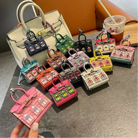 Luxe House Leather Bag Keychains