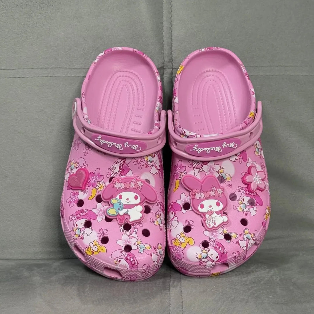 Melody Pinkstatic Sweetheart Clogs