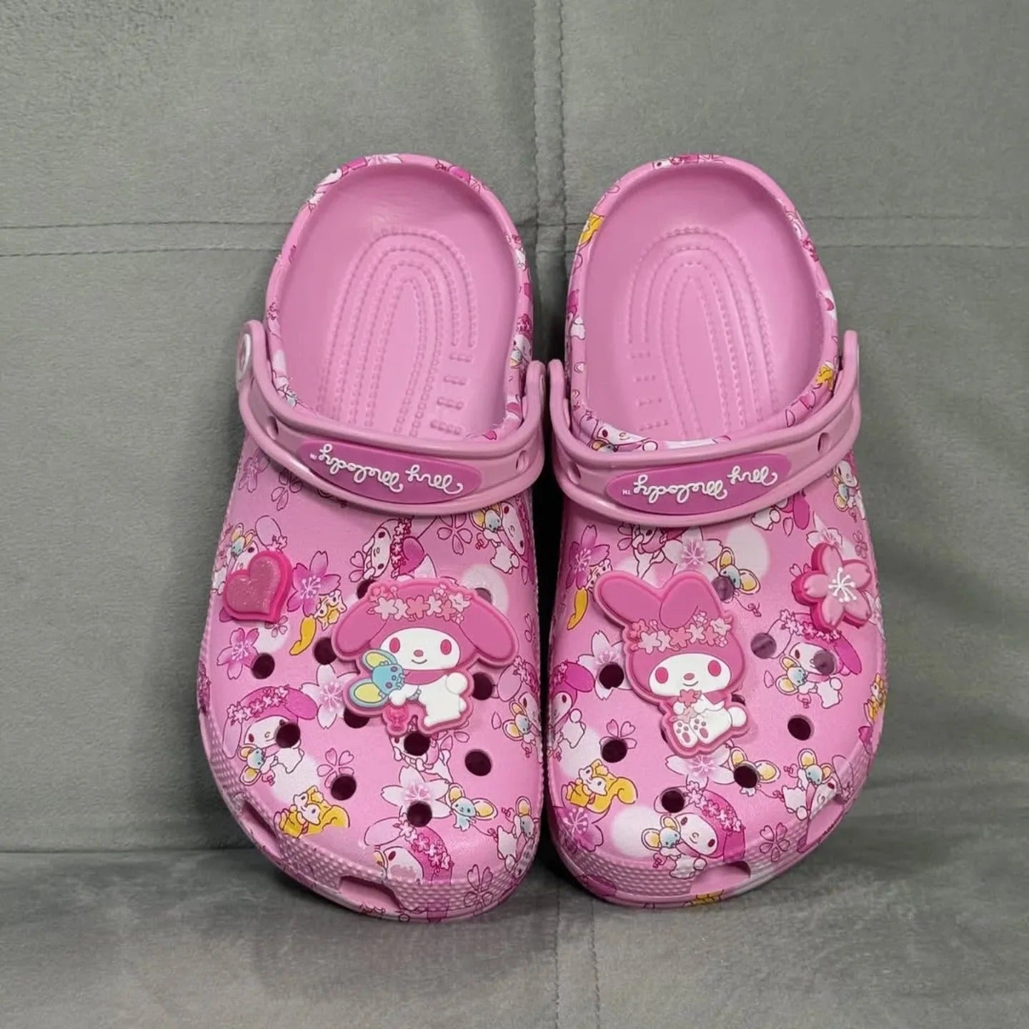 Melody Pinkstatic Sweetheart Clogs
