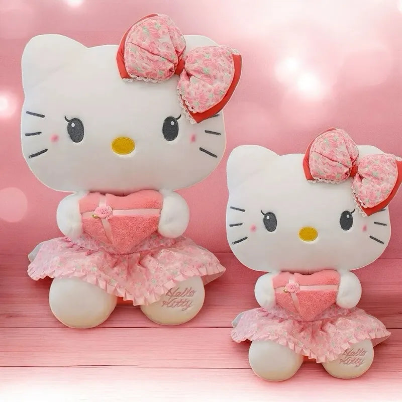Hello Kitty Victorian Heart Bloom Plushie (35 cm)