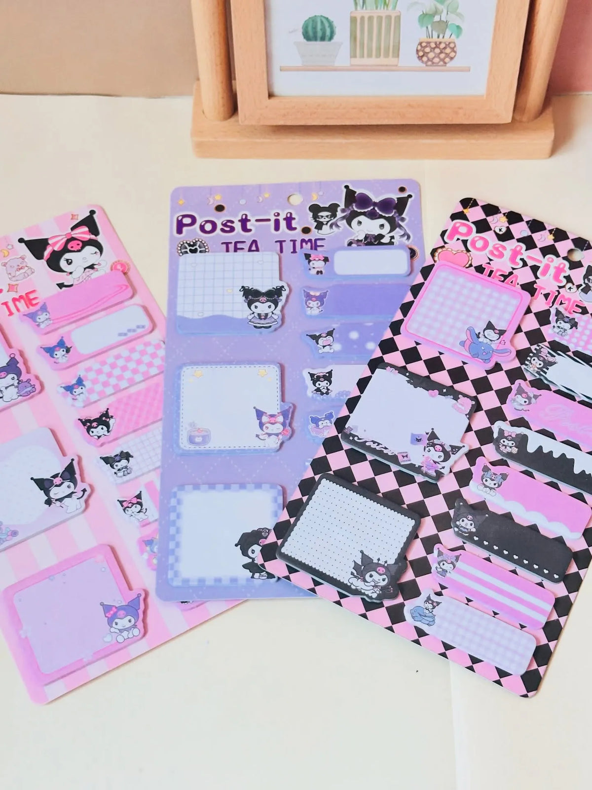Kuromi Tea Time Multi-Tab Sticky Notes