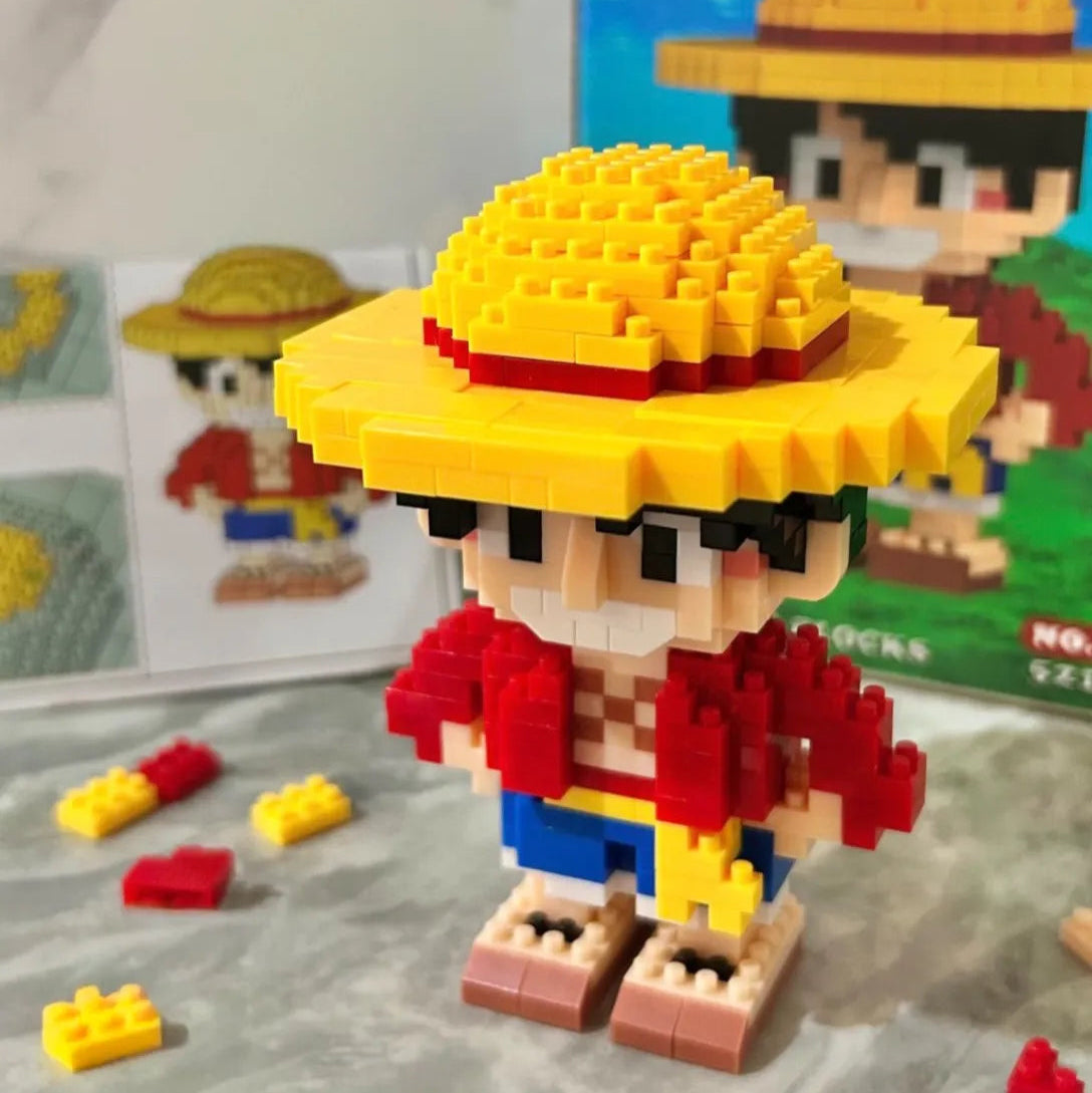 Straw Hat Monkey D. Luffy Micro Blocks Set (521 Pcs)