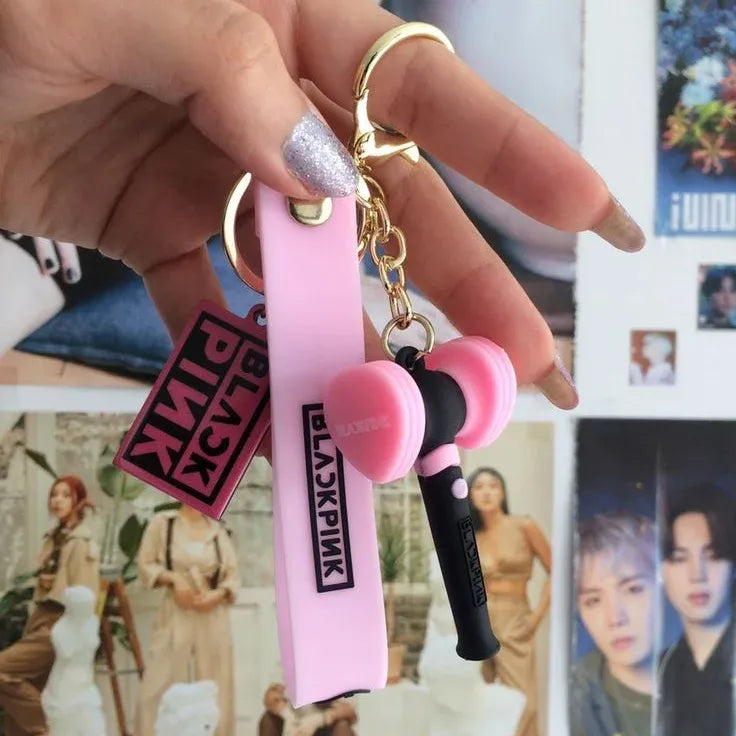 BLACKPINK Hammer Lightstick Silicone Lanyard Keychain